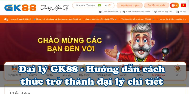 Sẽ có khoản hoa hồng cực kỳ hậu hĩnh dành cho tất cả đại lý GK88